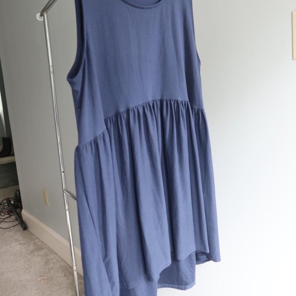 ZENANA Navy Blue Sleeveless Dress Boho Style Large - Picture 2 of 6